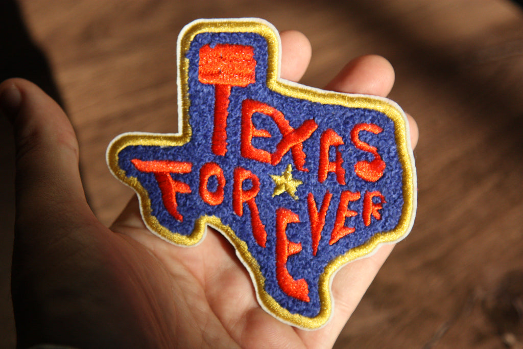 Texas Forever State Chenille