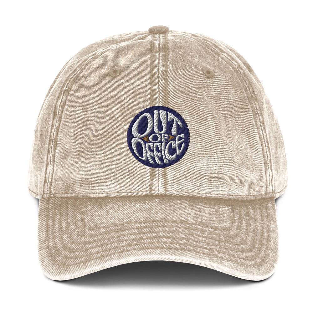 Out Of Office Vintage Cotton Twill Cap