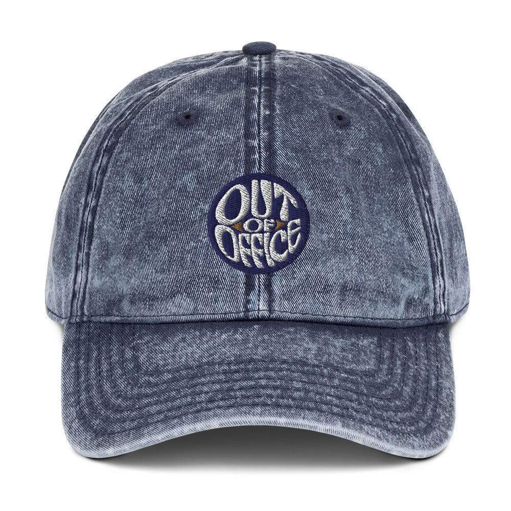 Out Of Office Vintage Cotton Twill Cap