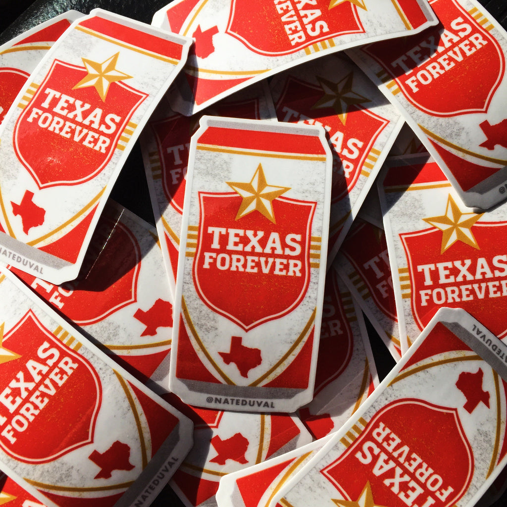 Texas forever sticker