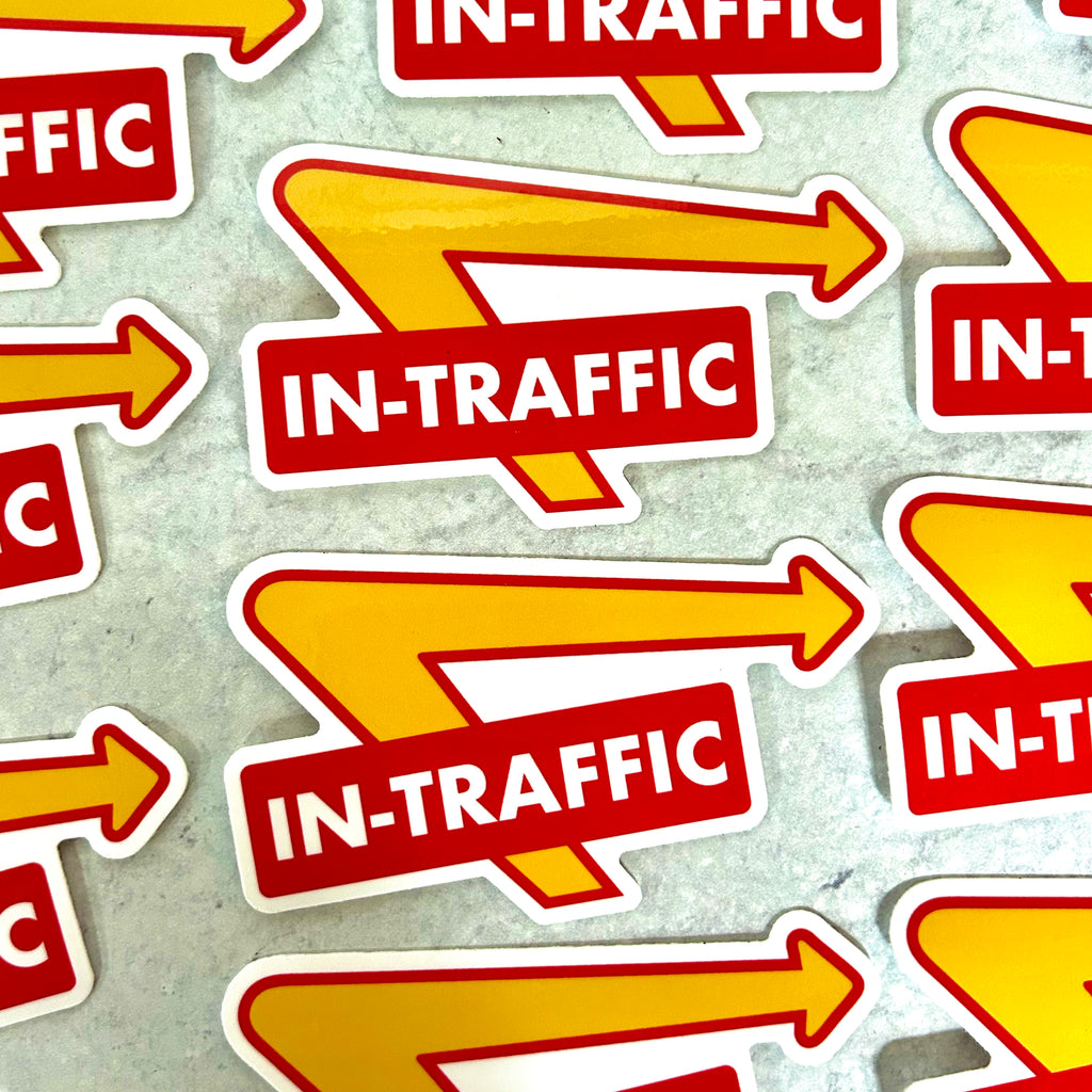 In Traffic Sticker
