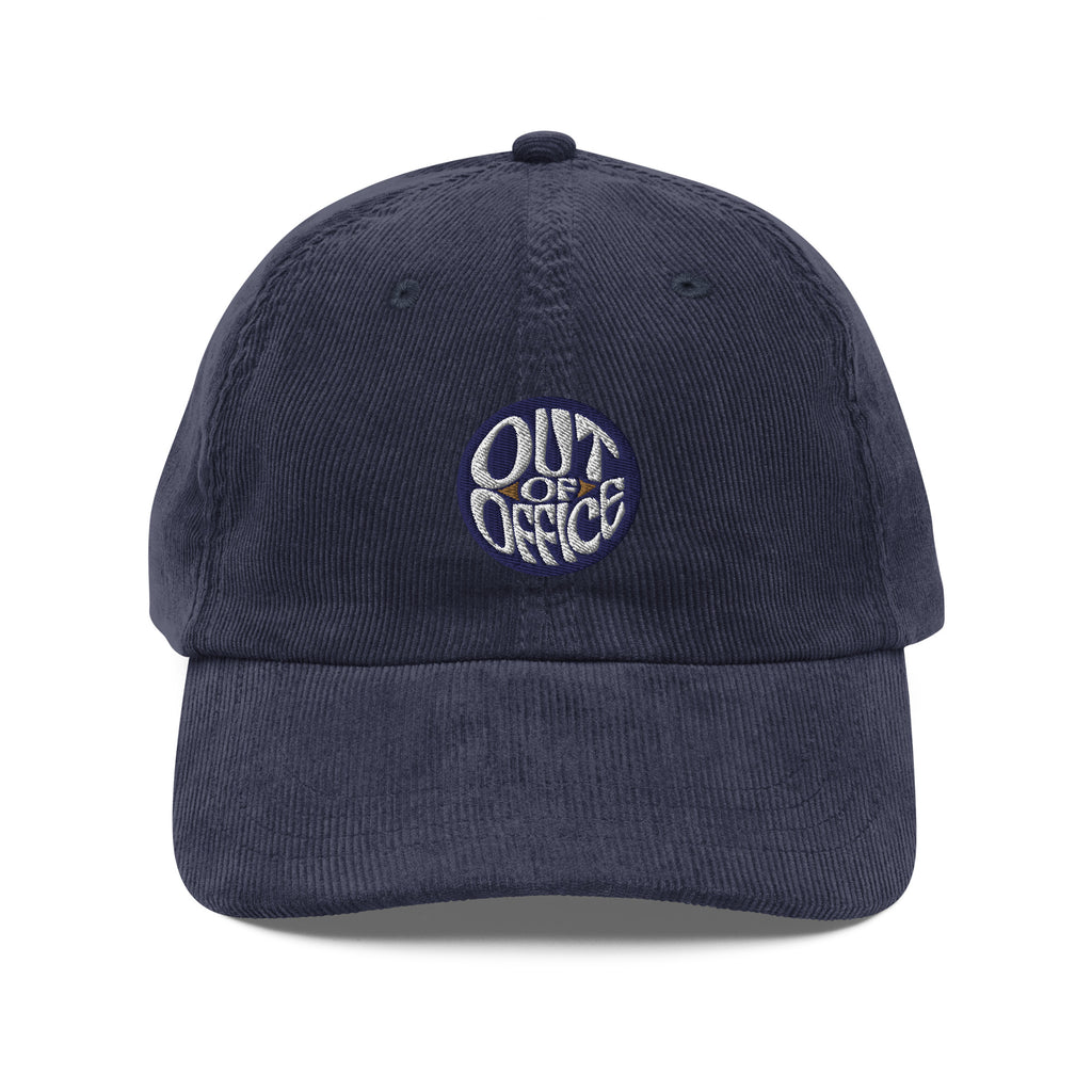 Out Of Office Vintage corduroy cap