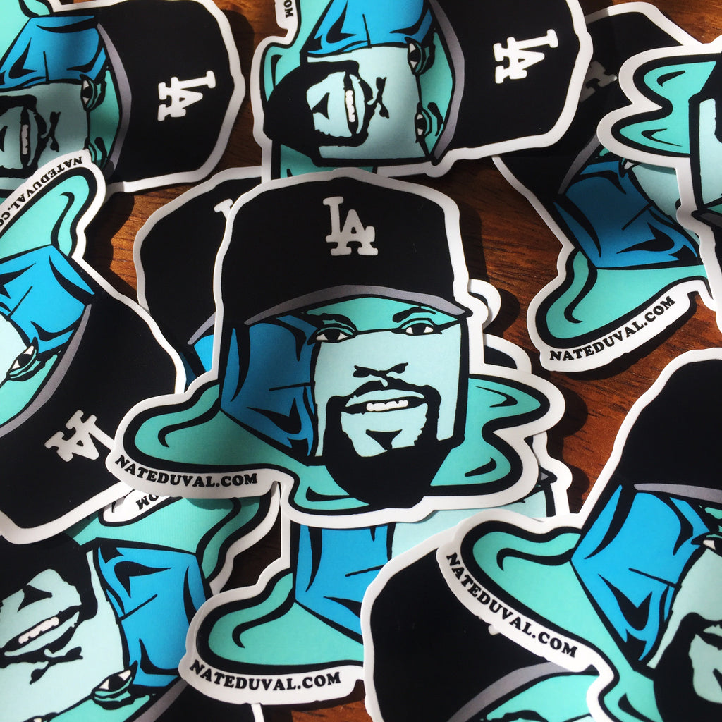 Ice Cube Rapper Sticker Ice Cube Sticker | NateDuval.com