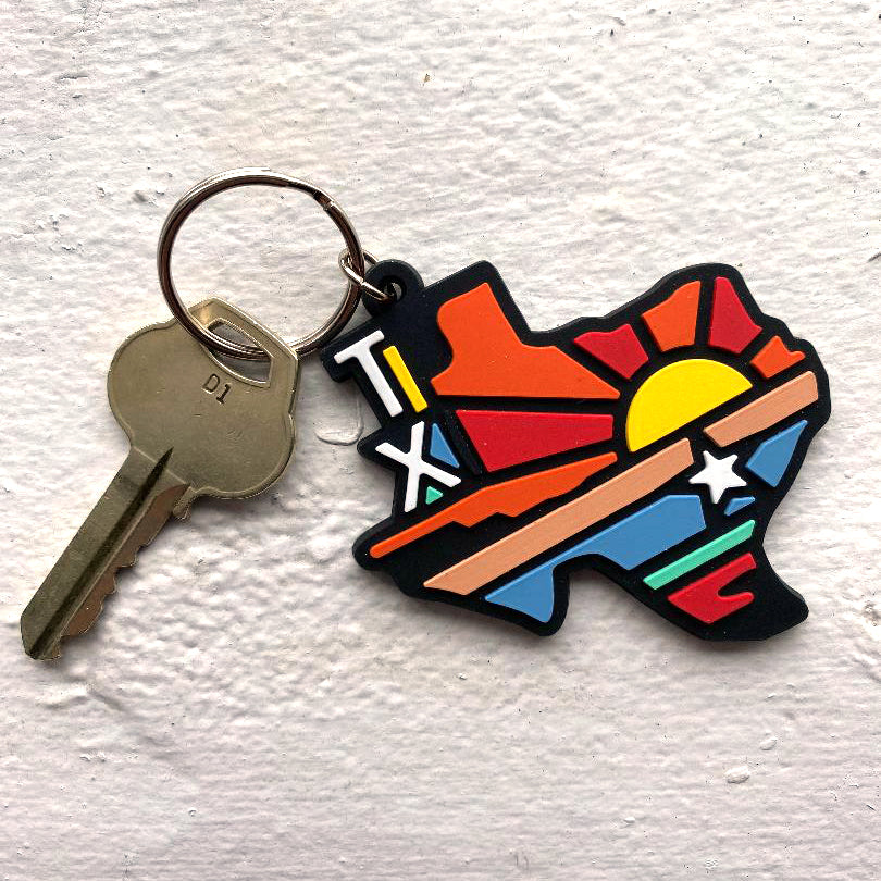 Texas Racing Keychain Texas Keychain | NateDuval.com