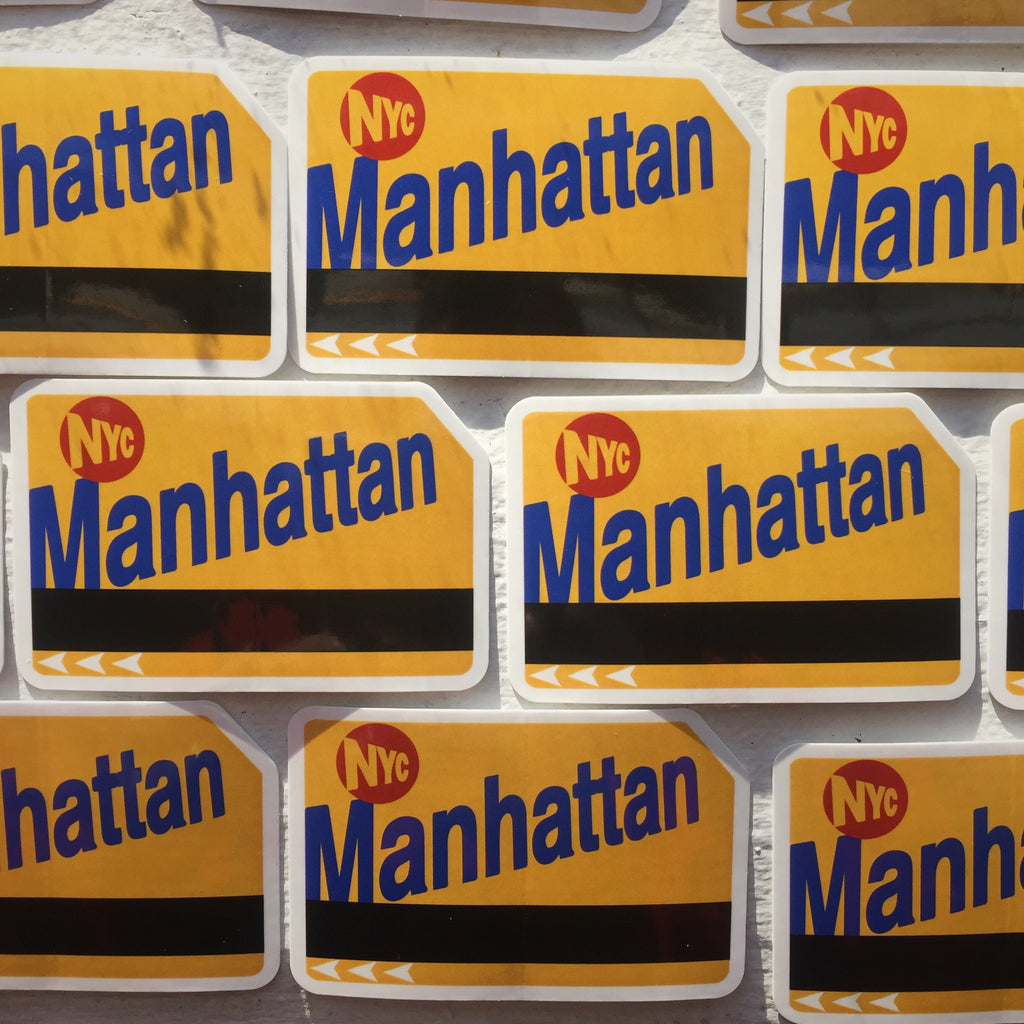 Manhattan sticker